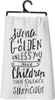 Silence Gold Dish Towel