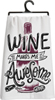 Wine Awesome Dish Towel