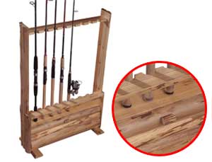 8-Rod Rack With Storage