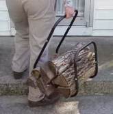 Log Carrier with Stand