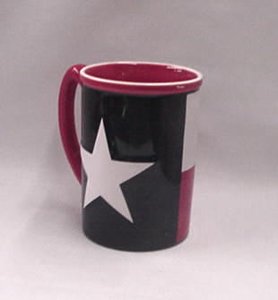 Texas Flag Embossed Mug