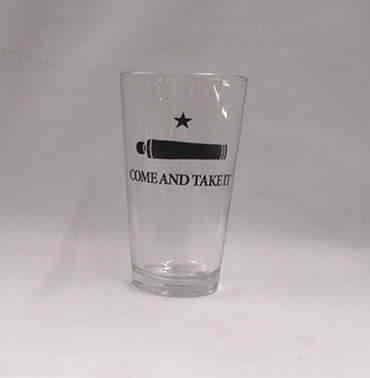 Come and Take It Pint Glass