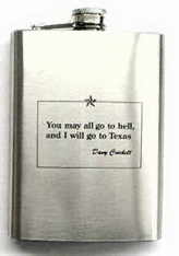 Davy Crockett Flask