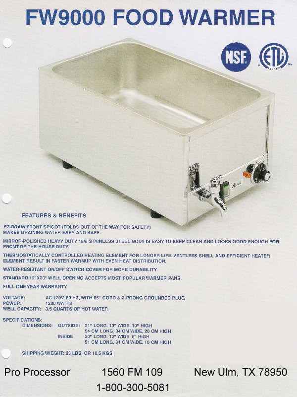 Food Warmer