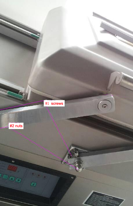 Vacuum Sealer lid adjust